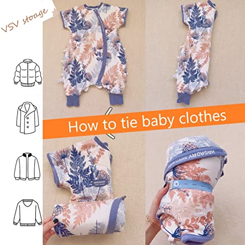 20pcs Adjustable Elastic Clothes Strap for Closet