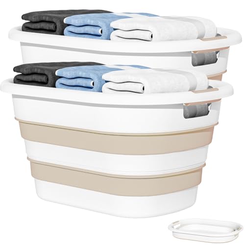 Collapsible Laundry Basket with Handles
