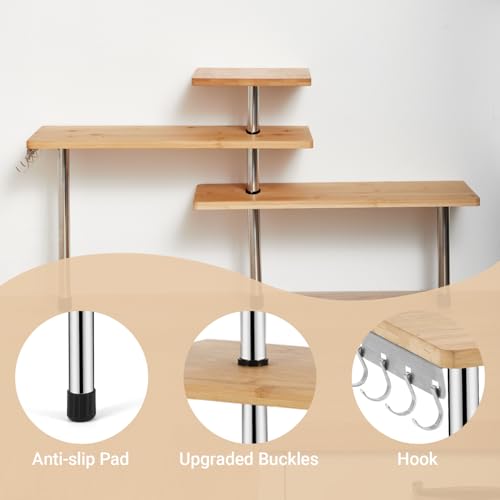 Bamboo Countertop Shelf