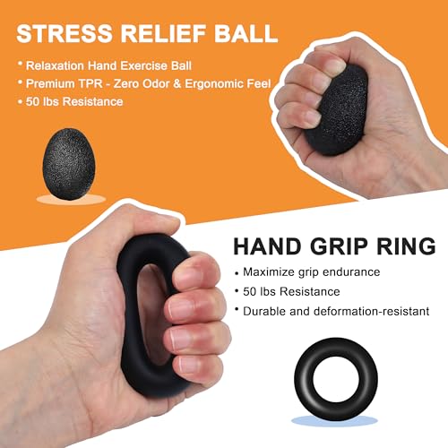 5PCS Grip Strength Trainer Kits
