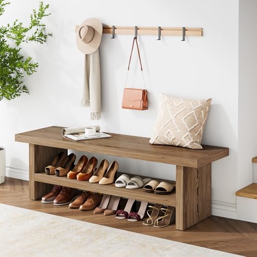 2 Tier Entryway Bench