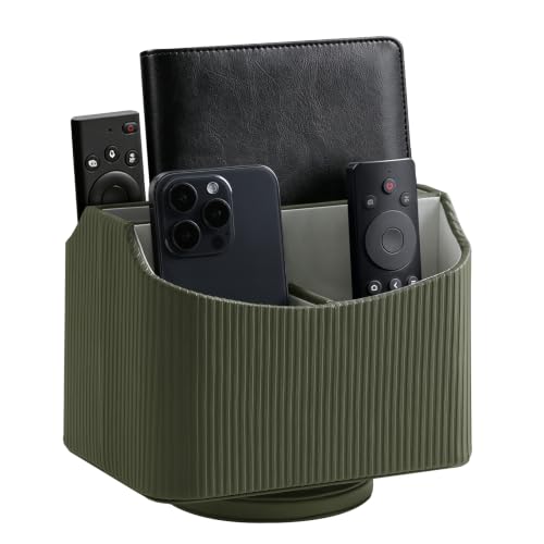360° Rotating TV Remote Control Holder Desk Remote Organizer