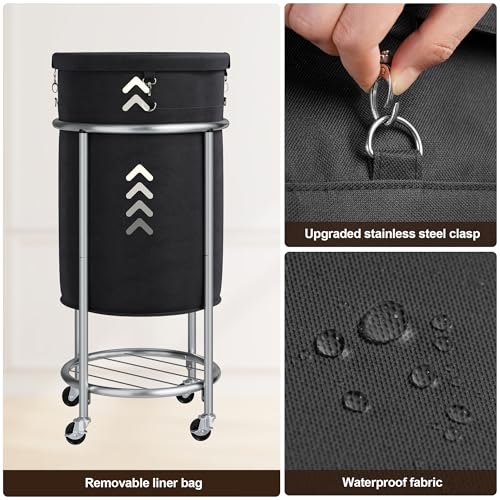 Laundry Basket with Wheels
