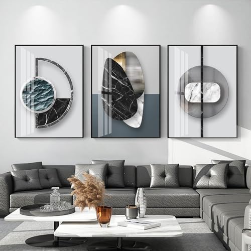 Home Living Room Wall Art Modern Home Bedroom Office Bathroom Wall 3D Abstract Painting