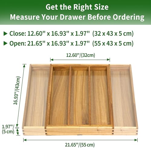 Bamboo Drawer Organizer