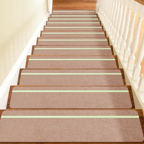 Non Slip Stair Treads for Wooden Steps Indoor