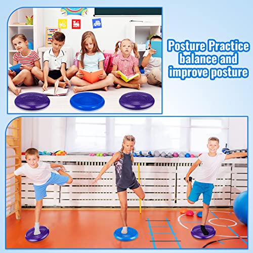 2 Pcs Balance Disc Kids Inflated Wobble Cushion