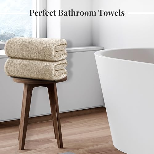Pack of 4 Extra Large Bath Towels 30 x 60 Inches
