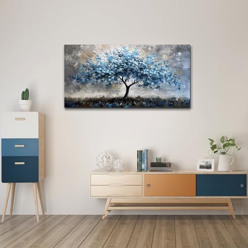 Canvas Wall Art For Bedroom Wall Decor For Living Room Modern Office Artwork For Walls Scenic Painting Forest Tree Landscape Pictures Nature Abstract Decoration Ready To Hang Home Decor