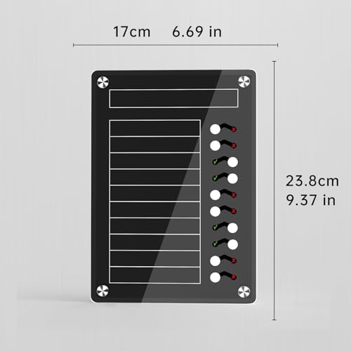 Chore Chart with Sliders