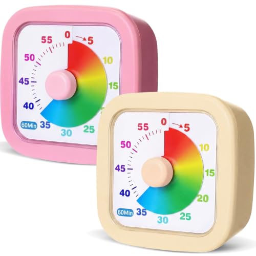 2 Pack Visual Timer 60 Minute