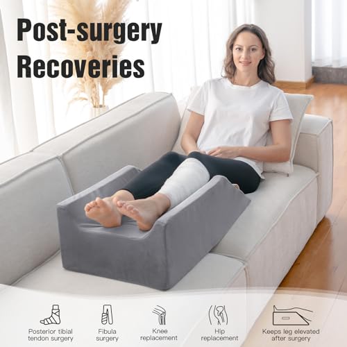 Memory Foam Leg Support and Elevation Pillow w