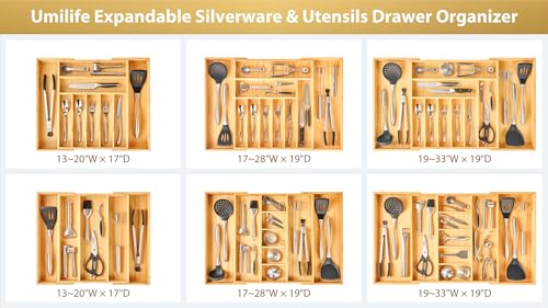 Extra Large Expandable Kitchen Drawer Organizer