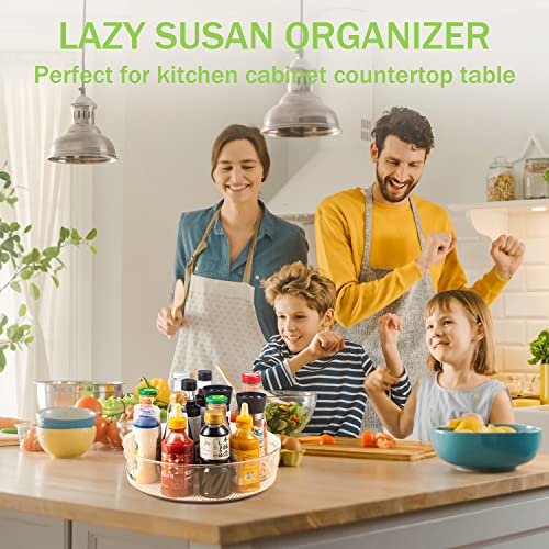 Lazy Susan Organizer for Cabinet with Handle