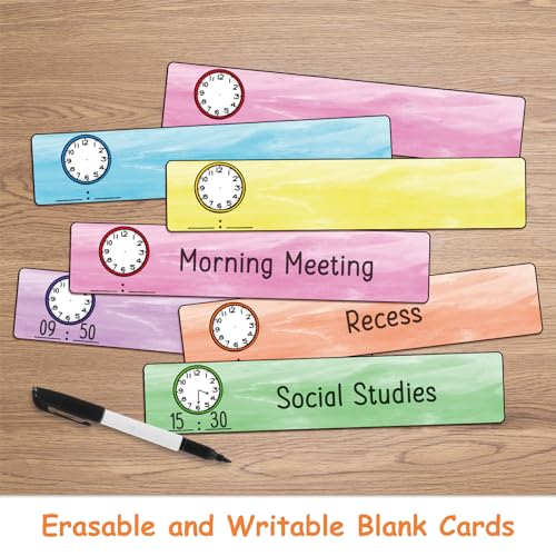 Daily Schedule Pocket Chart for Toddlers