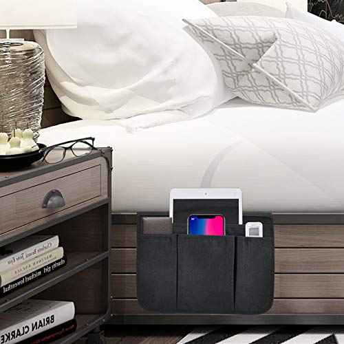 Bedside Caddy Remote Control Holder Storage Organizer