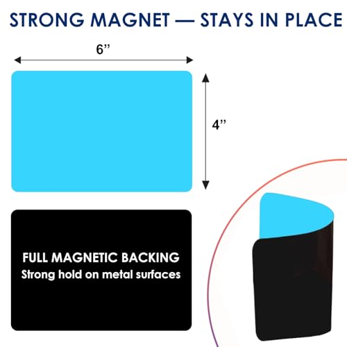Dry Erase Magnets 6x4 in