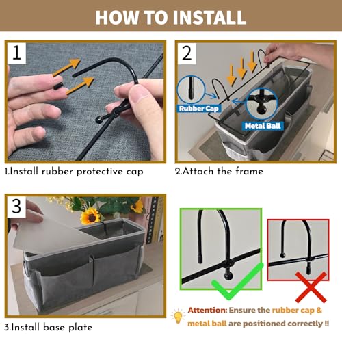 Bedside Caddy Hanging Storage Bag