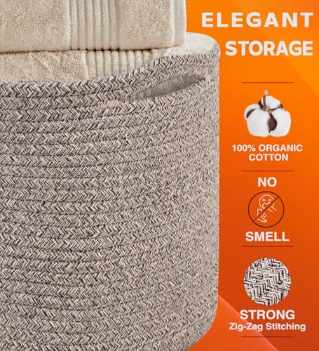 Cotton Rope Baskets for Organizing