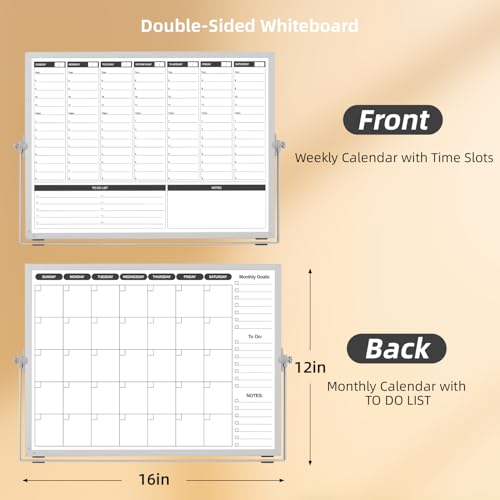 Large Weekly Dry Erase Board