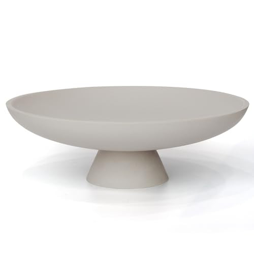 Modern Resin Pedestal Decorative Bowl