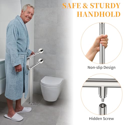 Handicap Grab Bars Rails Toilet Handrails Bathroom Safety Bar Hand