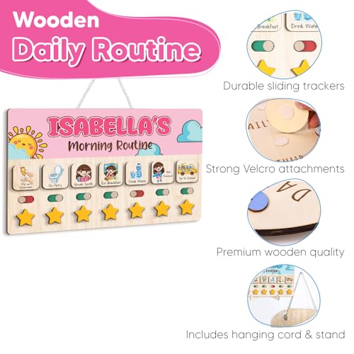 Personalized Wooden Chore Chart for Kids