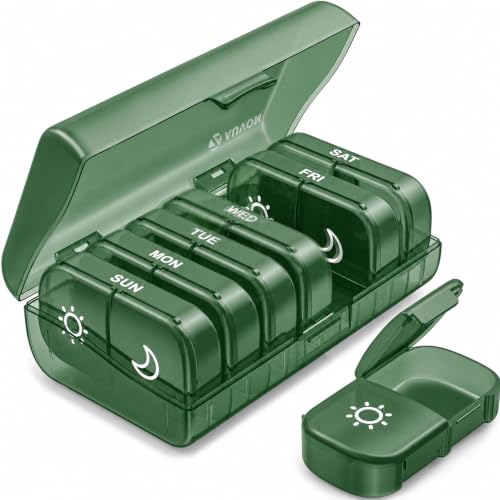 XL Weekly Pill Organizer 2 Times a Day