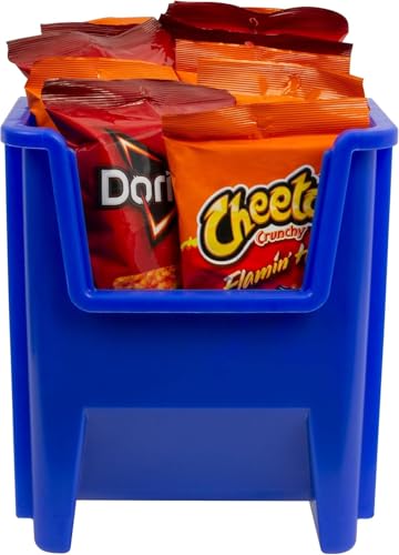 1301 Stak-N-Store Heavy Duty Stackable Open Front Plastic Storage Container Bin