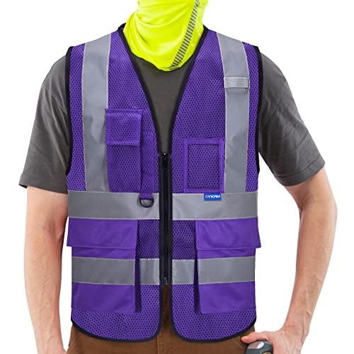 21 colors High Visibility Reflective Work Safety Vest XS