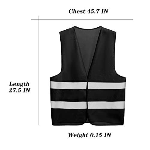 10 Pack Mount Marter Safety Reflective Vest for Outdoor Operator
