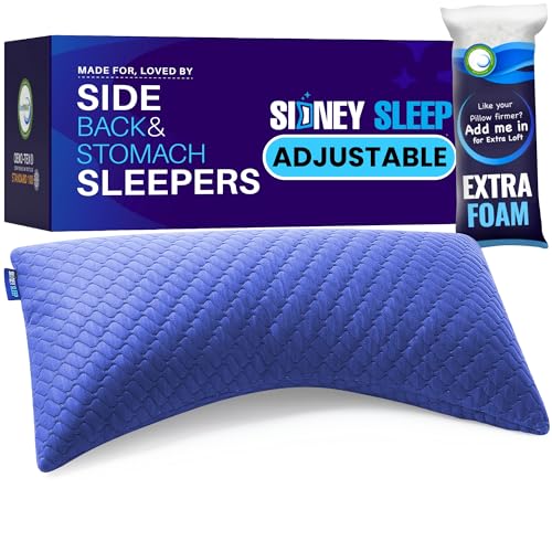 Side and Back Sleeper Pillow for Neck and Shoulder Pain Relief