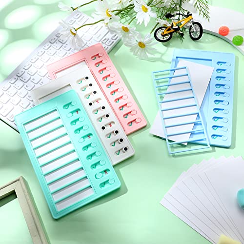 4 Pcs Chore Chart Kids Checklist Board