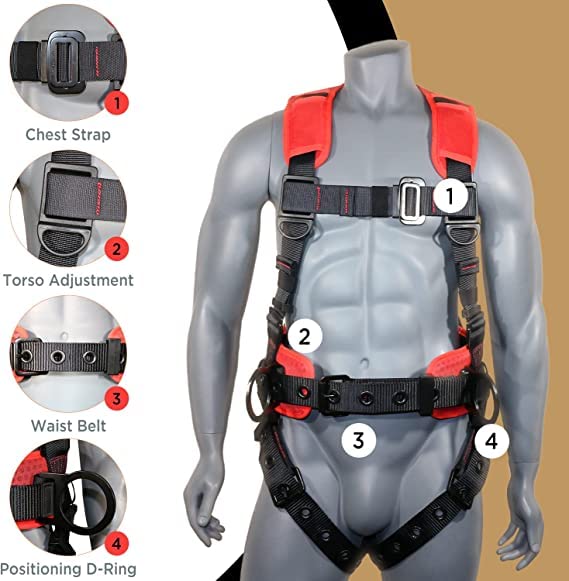 Demon Comfortable Fall Protection Harness Kit