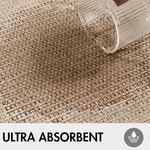Set of 2 Ultra Thin Bathroom Rugs