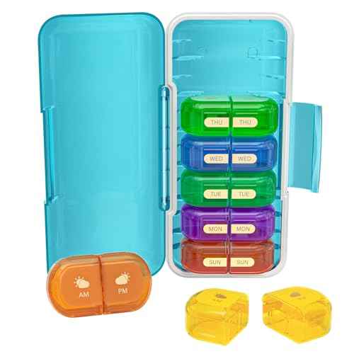 Weekly Pill Organizer 2 Times a Day