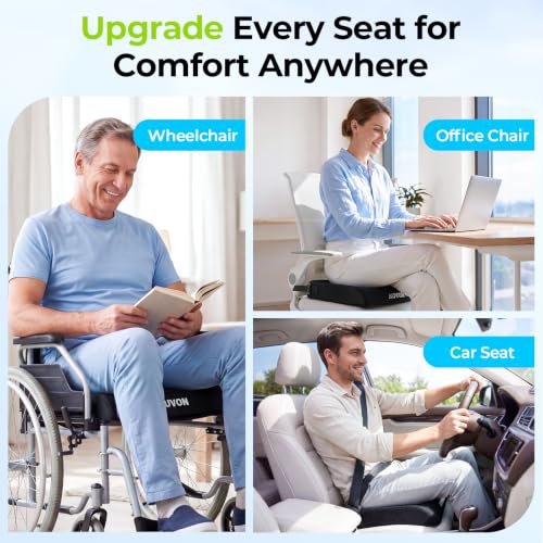 Gel Wheelchair Seat Cushion with Waterproof Cover