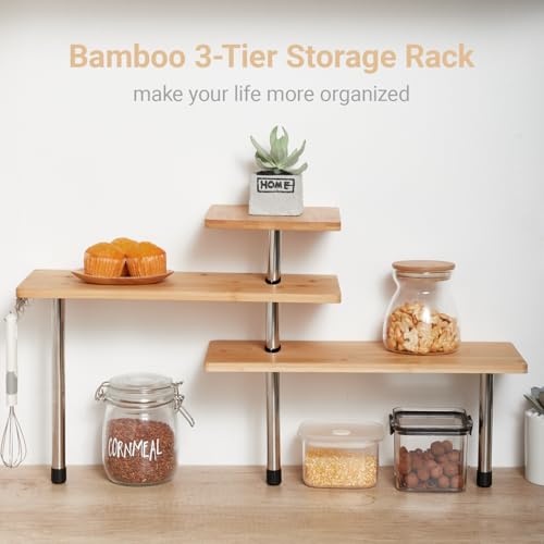 Bamboo Countertop Shelf