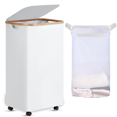 Laundry Basket with Wheels