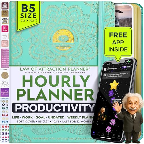 Life Planner Deluxe Undated Planner Weekly and Monthly Manifestiing Journal