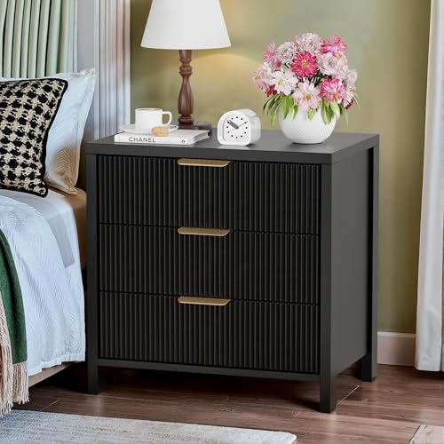 Mid Century Modern Bedside Table with Handles