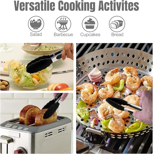 Silicone Serving Tongs for Cooking 9