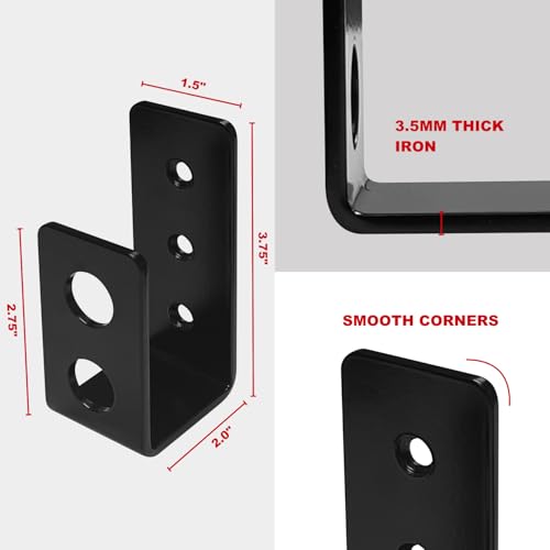 Heavy Duty Door Barricade Brackets