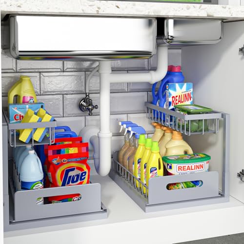 Metal Under Sink Organizer Shelf
