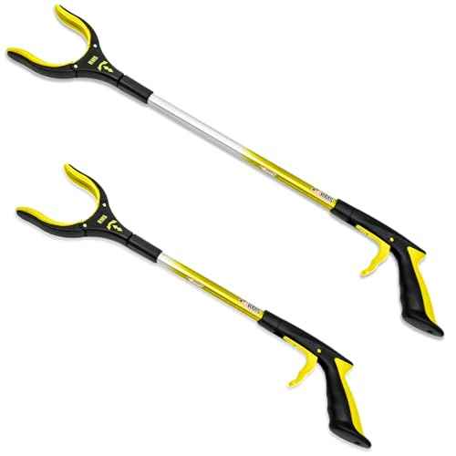 2 Pack Grabber Reacher with Rotating Jaw
