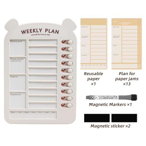 Weekly Chore Chart for Kids Dry Erase Chore Board