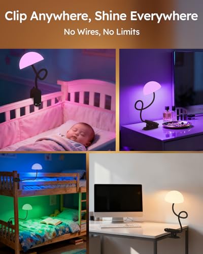 Rechargeable Clip On Lamp