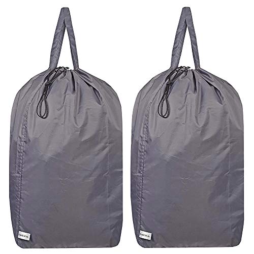 Tear Proof Nylon Laundry Bag with Handles 2Pack