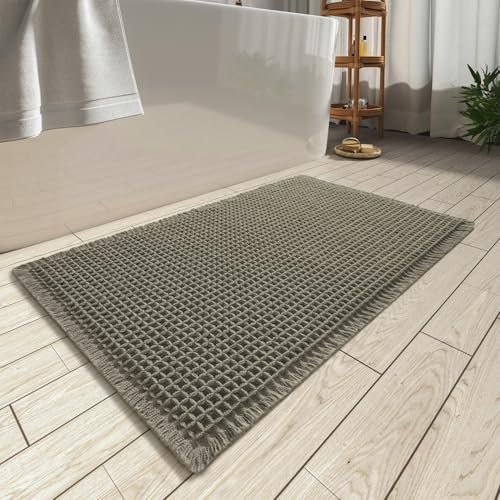 Upgraded Waffle Bath Mat