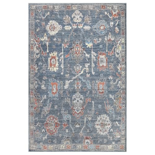 Machine Washable Area Rug with Non